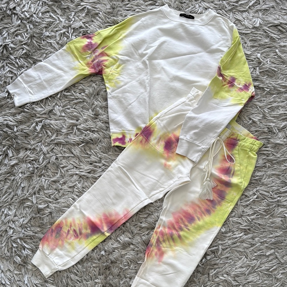 Tie-Dye Sweatshirt and Joggers Set